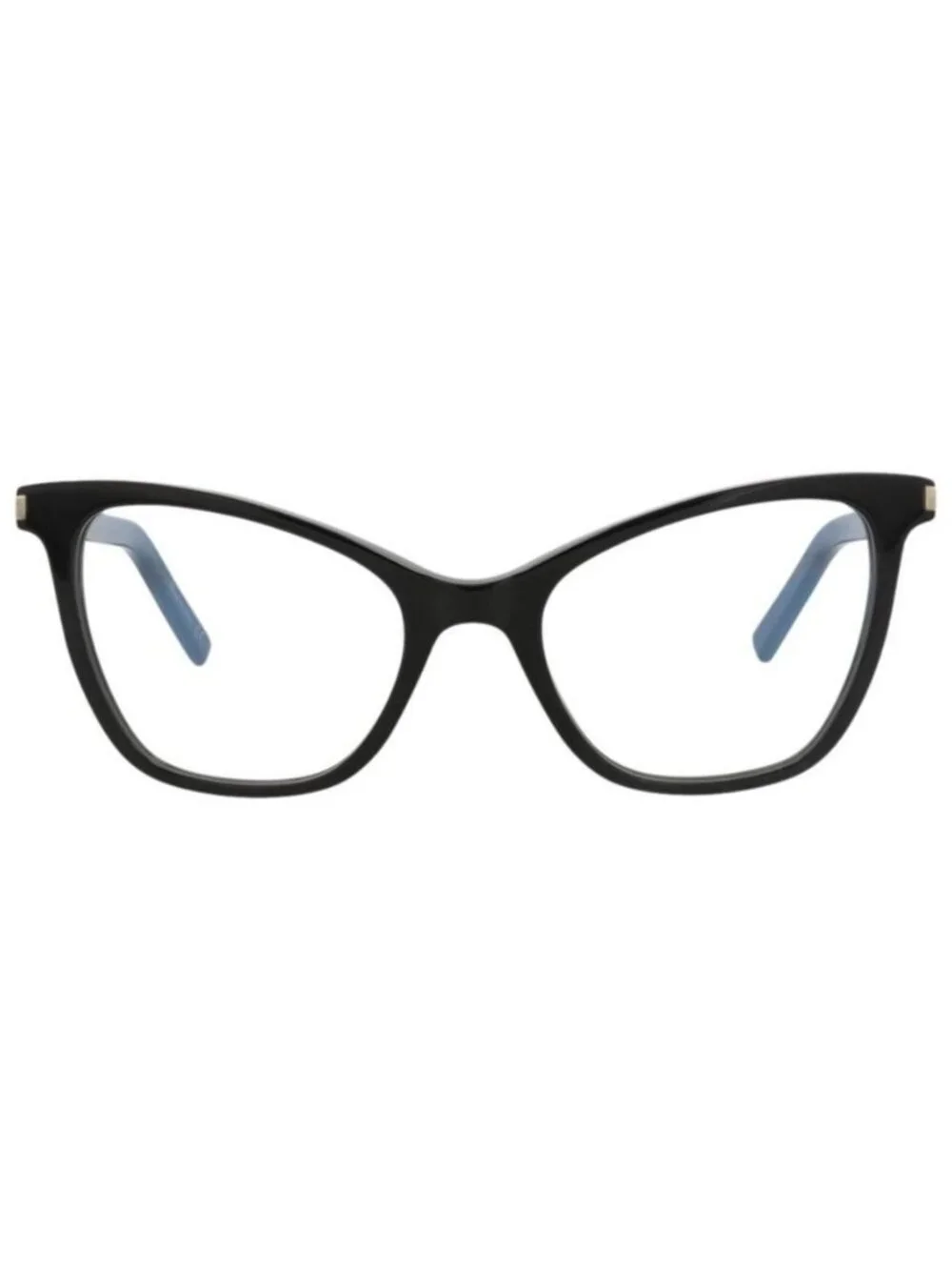 New Saint Laurent Womens Cat Eye Black Black Transparent Fashion Designer Eyegla